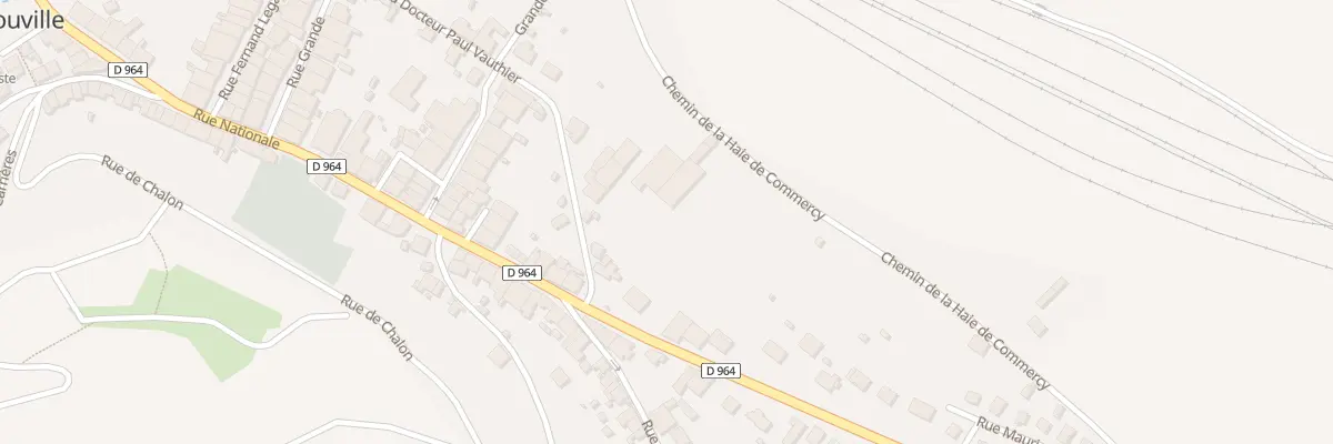 Plan du 2 Rue du Docteur Paul Vauthier à Lérouville