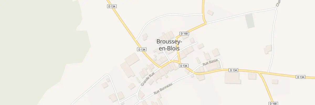Plan du 3 Rue de l’Eglise à Broussey-en-Blois