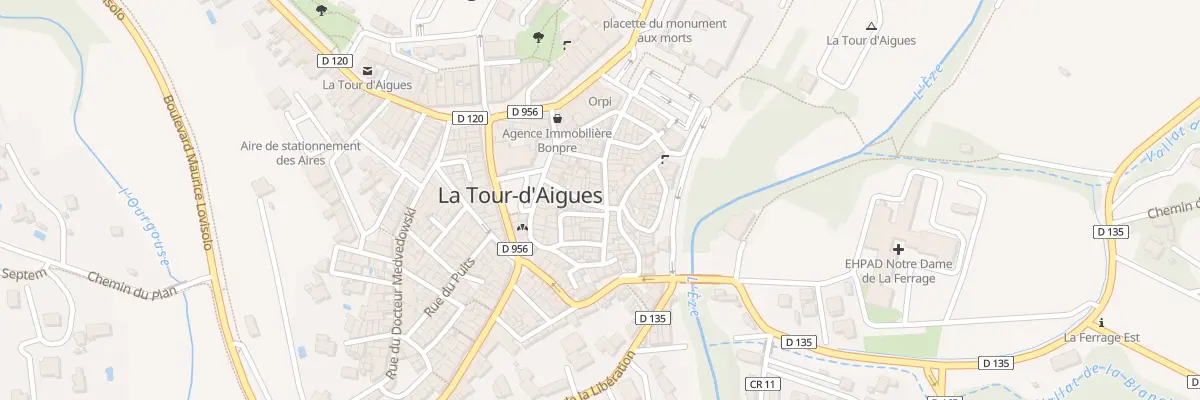 Plan du 44 Rue Lafayette à La Tour-d’Aigues