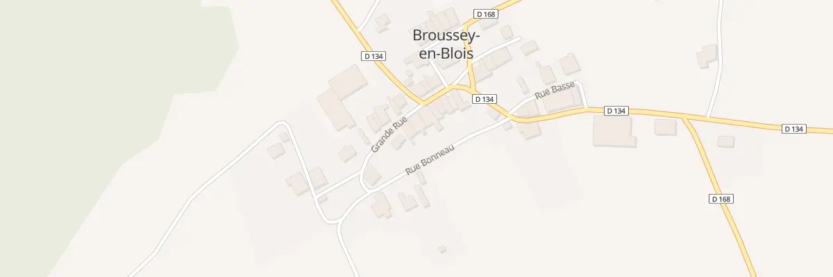 Plan du 13 Gr Grande Rue à Broussey-en-Blois