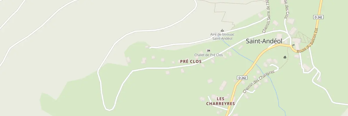 Plan du 5051 Pre Clos et Pigne à Saint-Andéol
