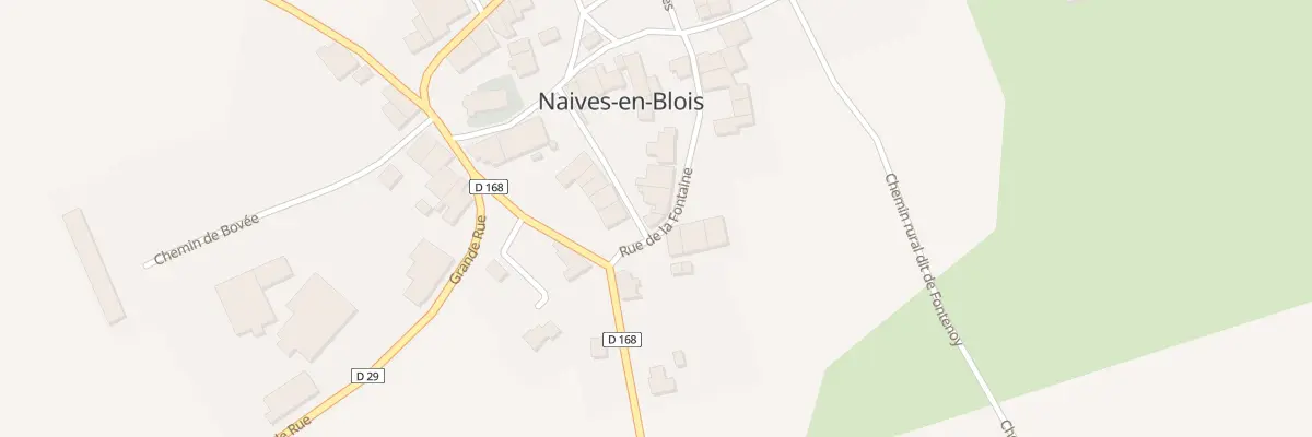 Plan du 6 Rue de la Fontaine à Naives-en-Blois
