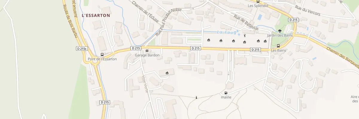 Plan du 263 Av des Bains à Villard-de-Lans