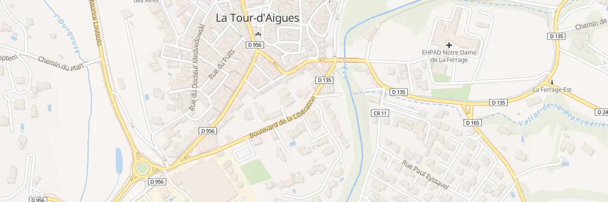 Plan du 5880 Bd de la Libération à La Tour-d’Aigues