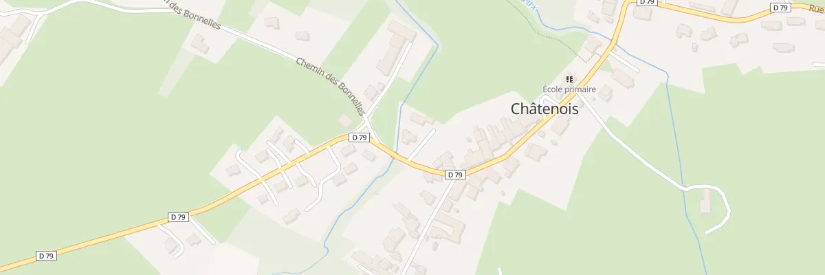 Plan du 30A Rue des Fontaines à Châtenois