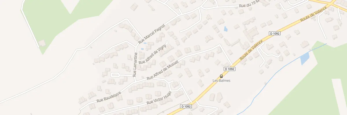 Plan du 7 Rue Alfred de Musset à Moirans