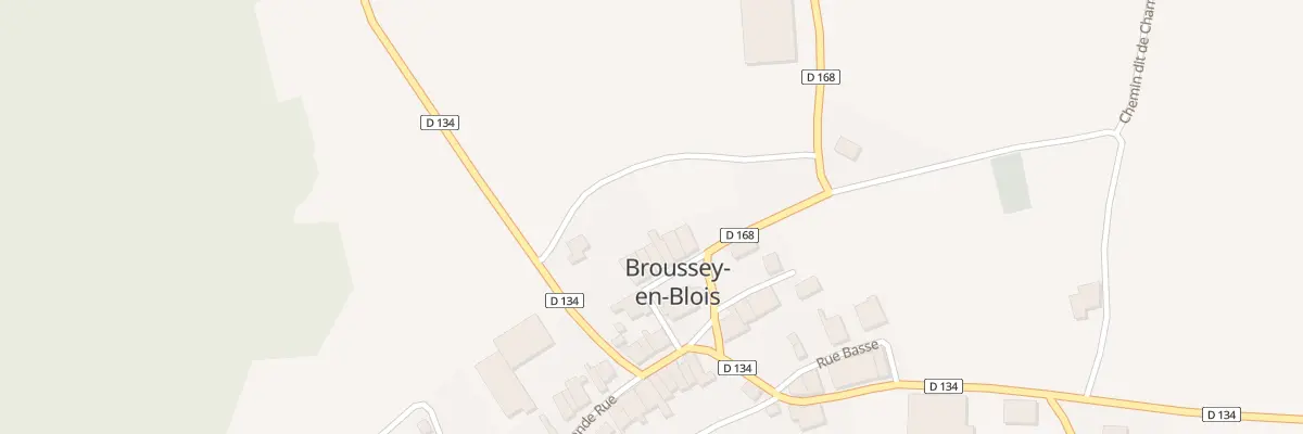 Plan du 5 Rue Haute à Broussey-en-Blois