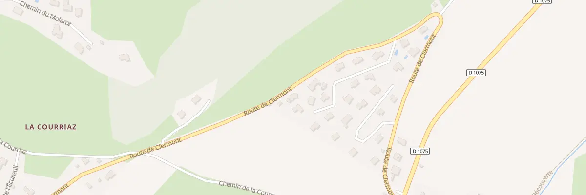 Plan du 683 Rte de Clermont à Chirens
