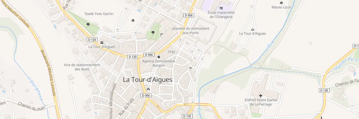 Plan du 7 Rue des Remparts à La Tour-d’Aigues