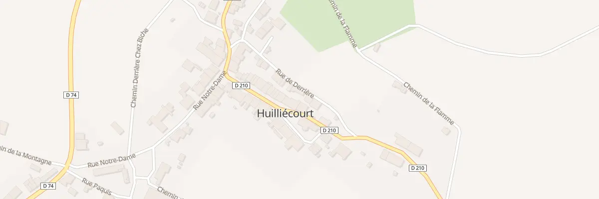 Plan du 17 Rue de l’Eglise à Huilliécourt