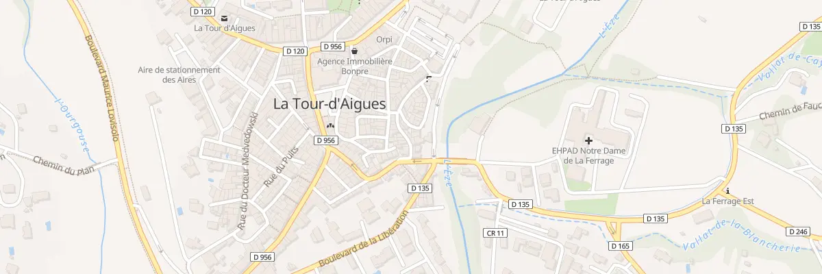 Plan du 22 Rue du Portail Romieu à La Tour-d’Aigues