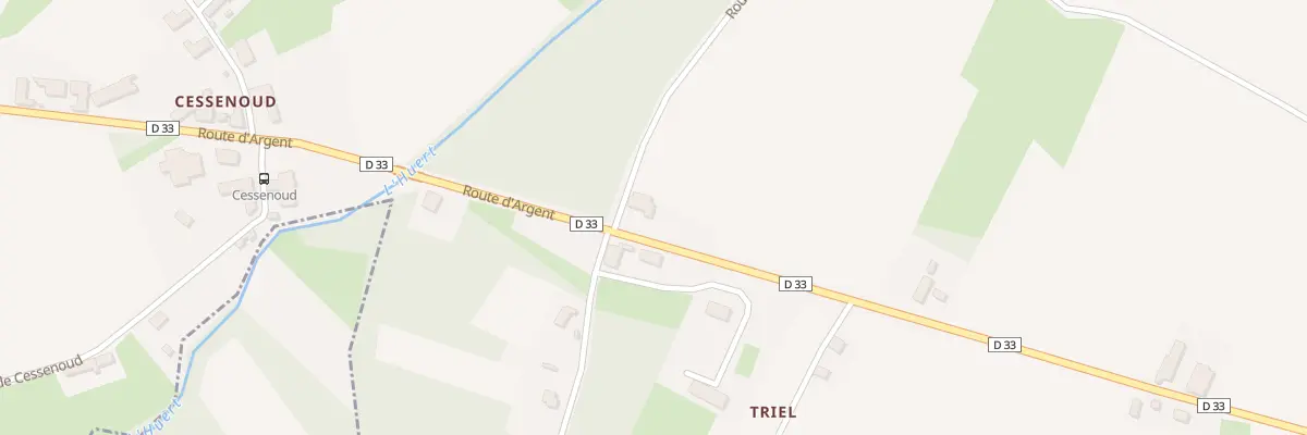 Plan du 10 Rte de l’Isle au Bouchage