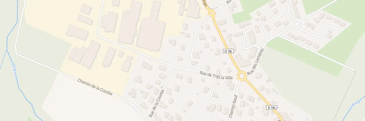 Plan du 161 Rue de Très la Ville à Brion