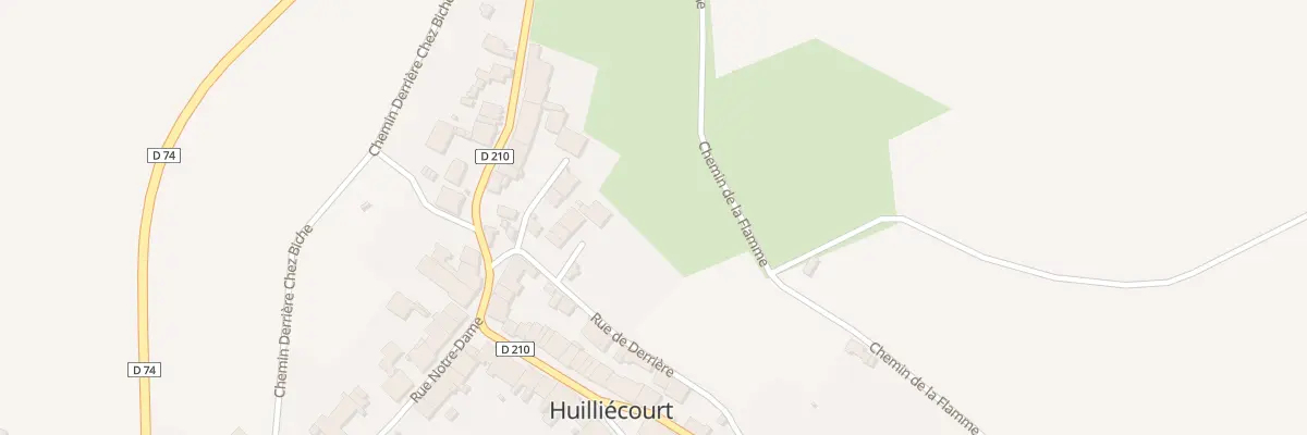 Plan du 4 Imp du Counot à Huilliécourt