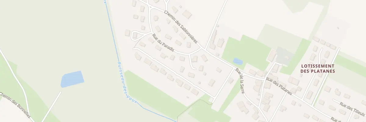 Plan du 9 Rue du Paradis à Châtenois