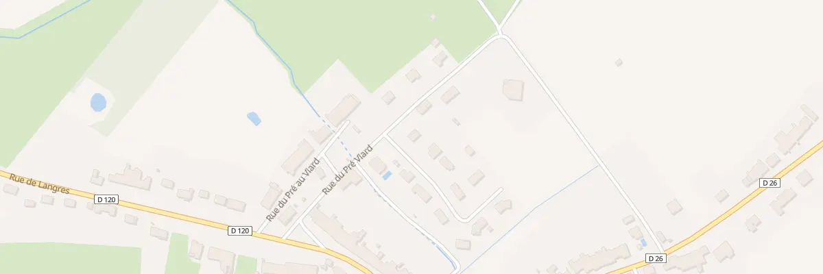 Plan du 8 Rue du Pre au Viard à Haute-Amance