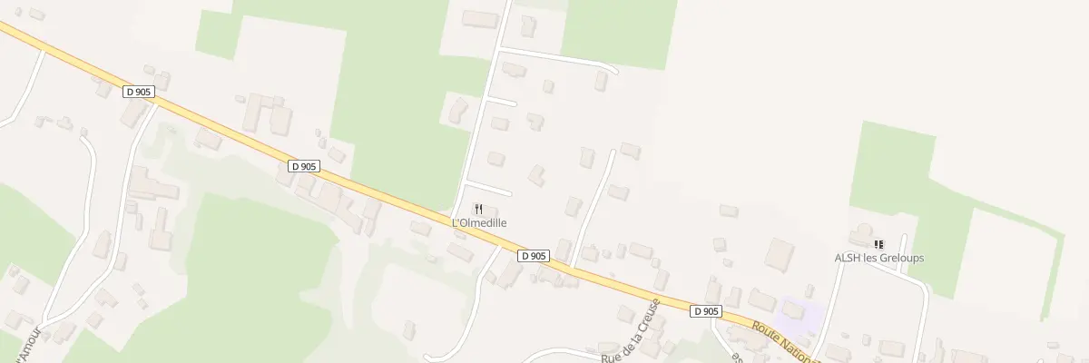Plan du 4 Rue de la Corne Balland à Souvans