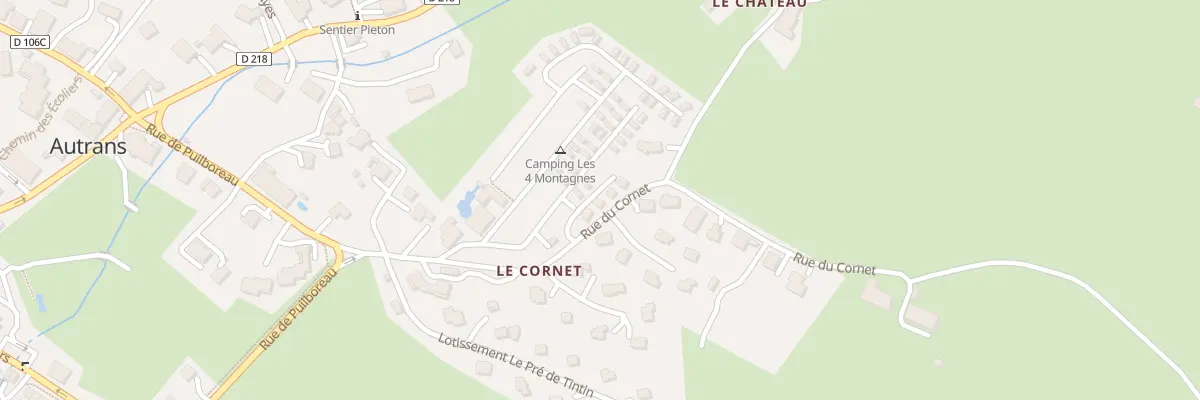 Plan du 187 Rue du Cornet à Autrans-Méaudre en Vercors