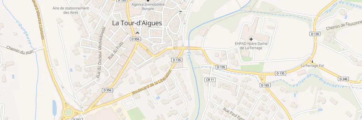 Plan du 26 Bd de la Libération à La Tour-d’Aigues
