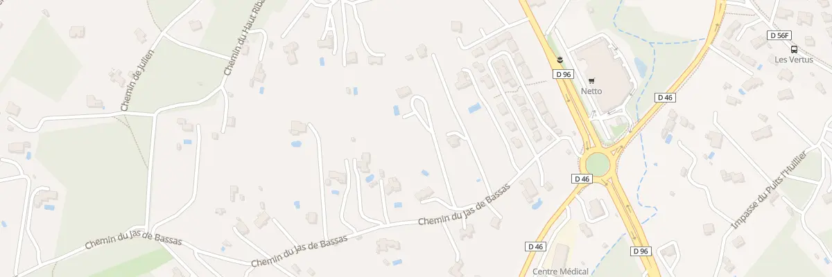 Plan du 7404 Che du Jas de Bassas à Fuveau