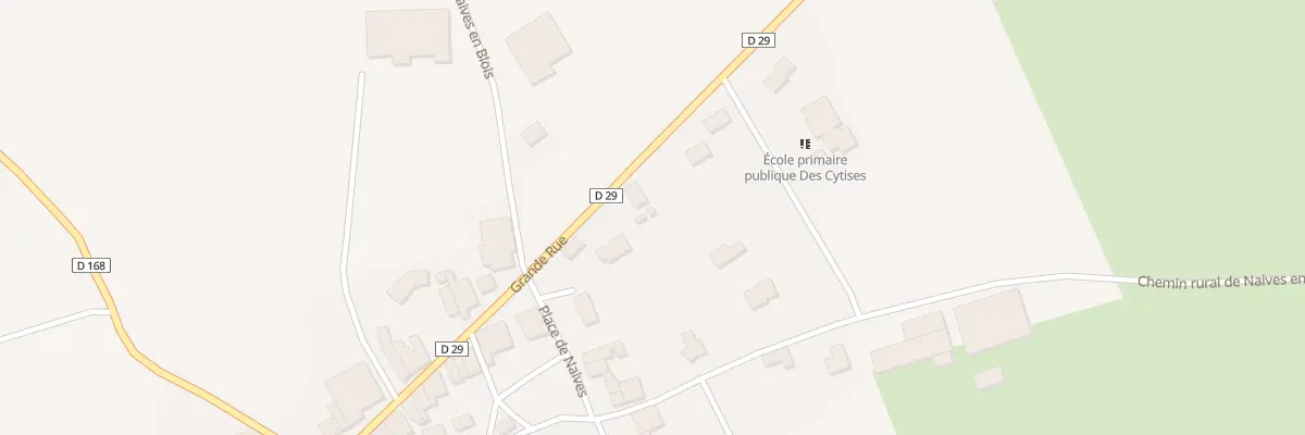 Plan du 3 Gr Grande Rue à Naives-en-Blois