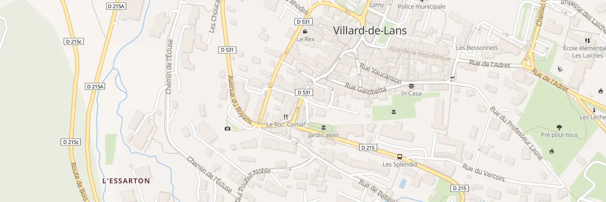 Plan du 10 Rue Abbe Ravaud à Villard-de-Lans
