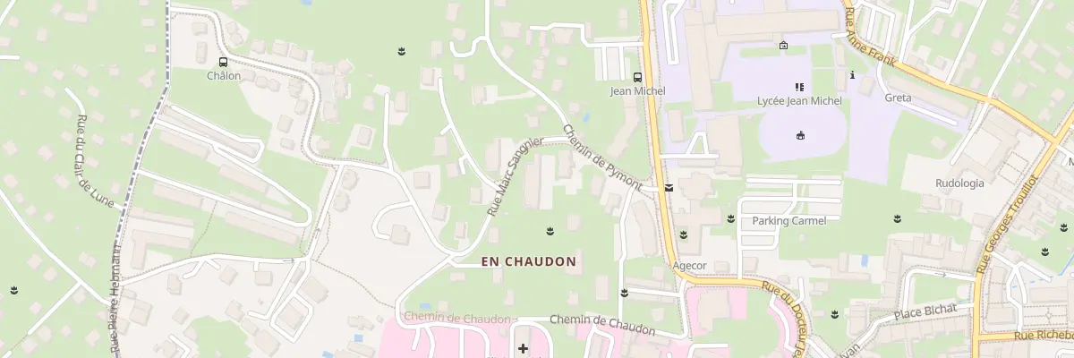 Plan du 85 Che de Pymont à Lons-le-Saunier