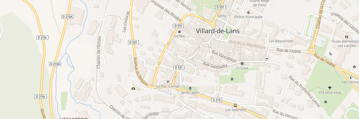 Plan du 28 Pl des Martyrs à Villard-de-Lans