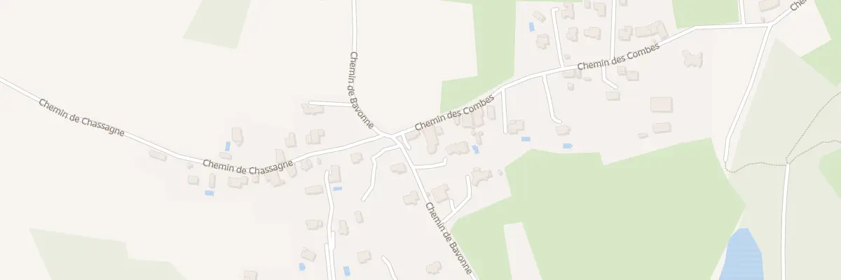 Plan du 2 Che des Combes à Saint-Cassien