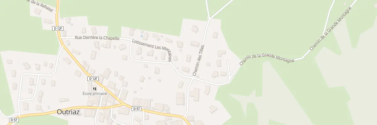 Plan du 3 Che des Tilles à Outriaz