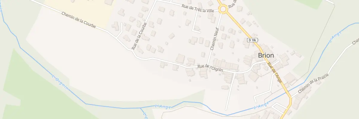Plan du 250 Rue de l’Oignin à Brion