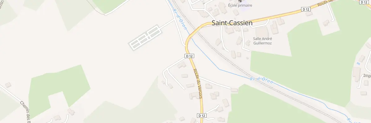 Plan du 8 Rte du Vercors à Saint-Cassien