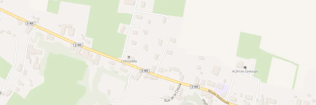 Plan du 36 Rte Nationale à Souvans