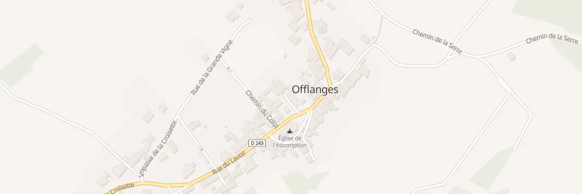Plan du 4 Imp du Lavoir à Offlanges