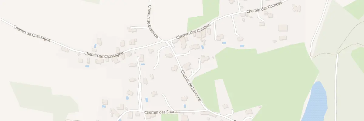 Plan du 60B Che de Bavonne à Saint-Cassien