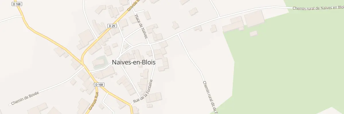 Plan du 3 Rue de la Fontaine à Naives-en-Blois