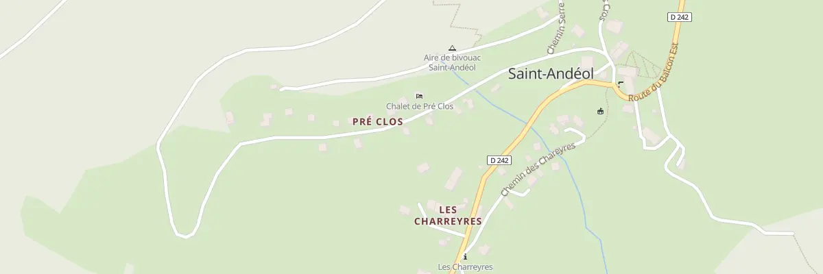 Plan du 271 Che de Pré Clos à Saint-Andéol