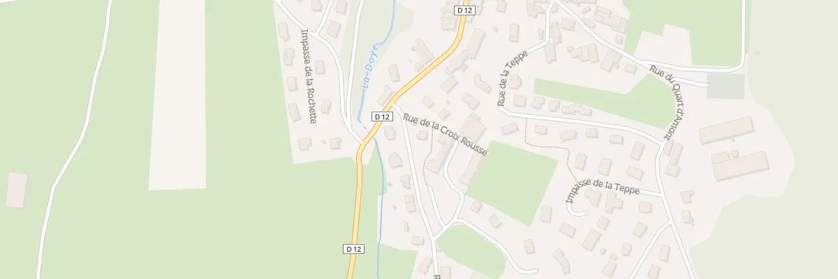 Plan du 1 Rue de la Croix Rousse à Condamine
