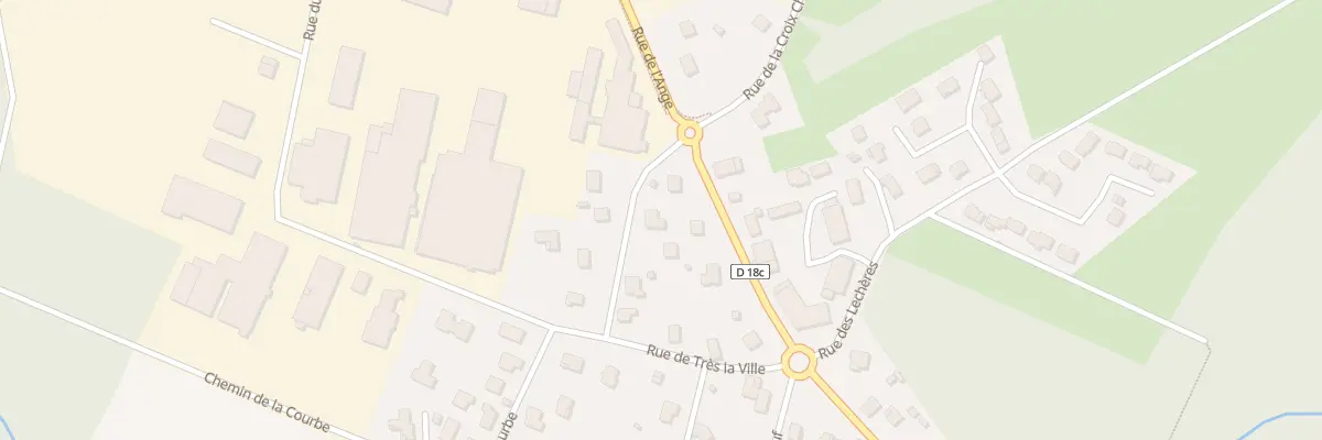 Plan du 230 Rue de Très la Ville à Brion