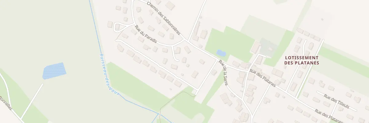 Plan du 3A Rue du Paradis à Châtenois