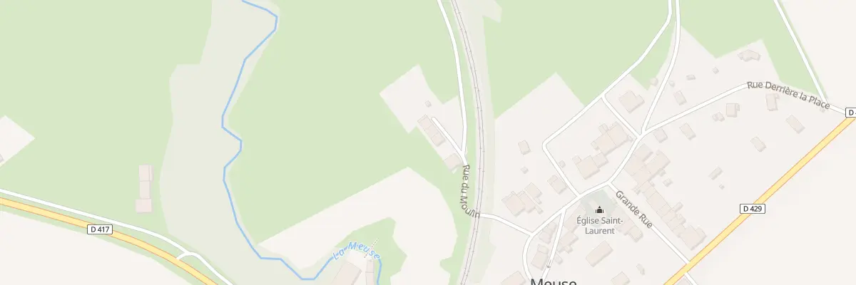 Plan du 5 Rue du Moulin à Val-de-Meuse
