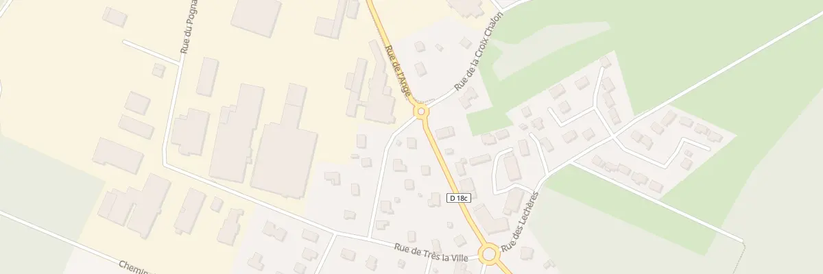 Plan du 244 Rue de Très la Ville à Brion