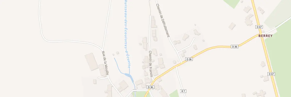 Plan du 8 Che de Franois à Écuelle