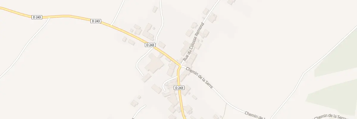 Plan du 1A Rue du Colosse Remond à Offlanges
