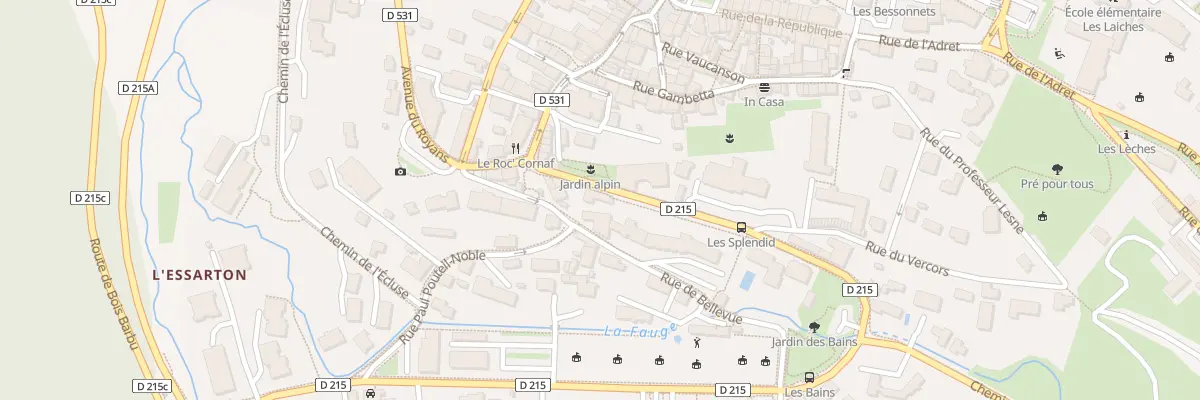 Plan du 48 Av du Professeur Nobecourt à Villard-de-Lans