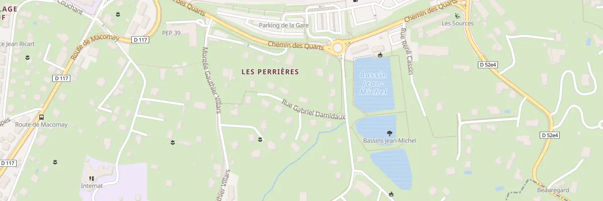 Plan du 70 Rue Gabriel Damidaux à Lons-le-Saunier