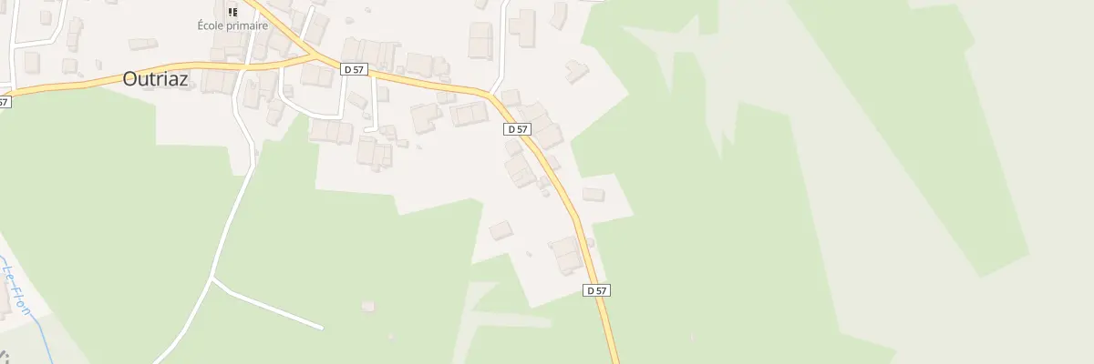 Plan du 24 Rte du Pisseloup à Outriaz