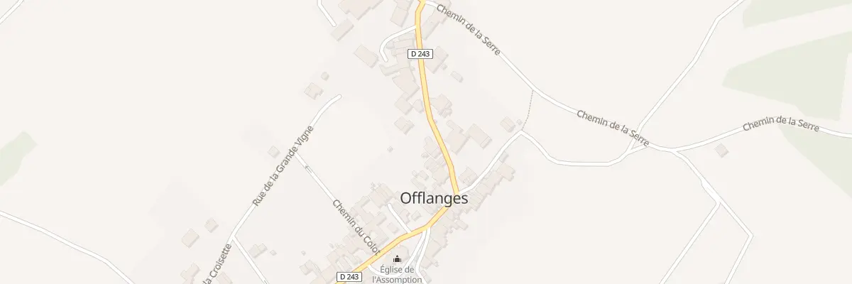 Plan du 11 Rue de la Bougarde à Offlanges