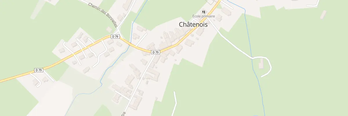 Plan du 25 Rue des Fontaines à Châtenois
