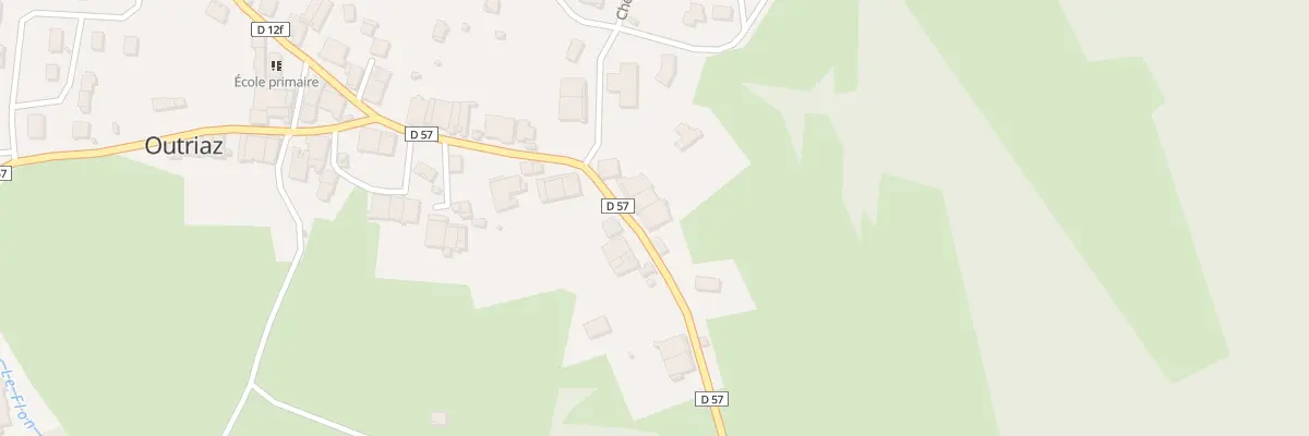 Plan du 21 Rte du Pisseloup à Outriaz